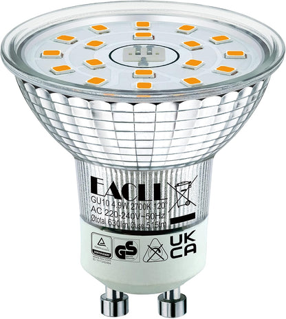 EACLL 4.9W GU10 Warm White LED Bulbs 8-Pack