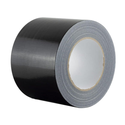 GTSE Wide Black 4‑Inch Heavy‑Duty Waterproof Duct Tape 100mm×50m