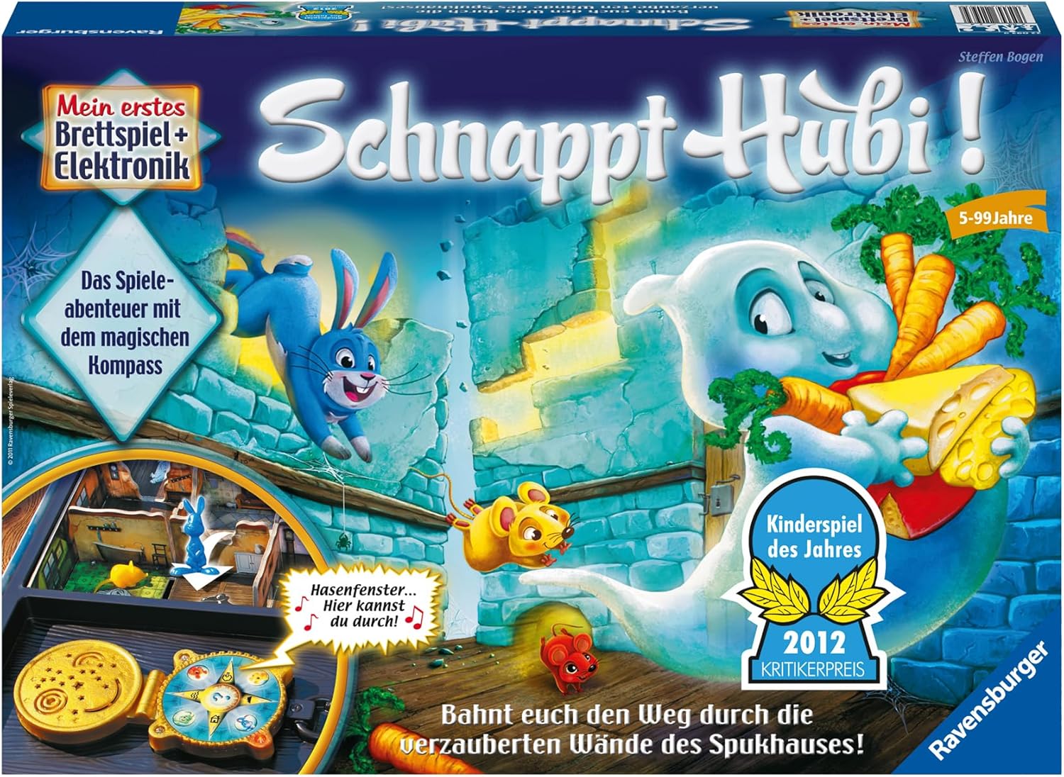 Ravensburger Get Hubi Board Game – Family Strategy Adventure for Kids