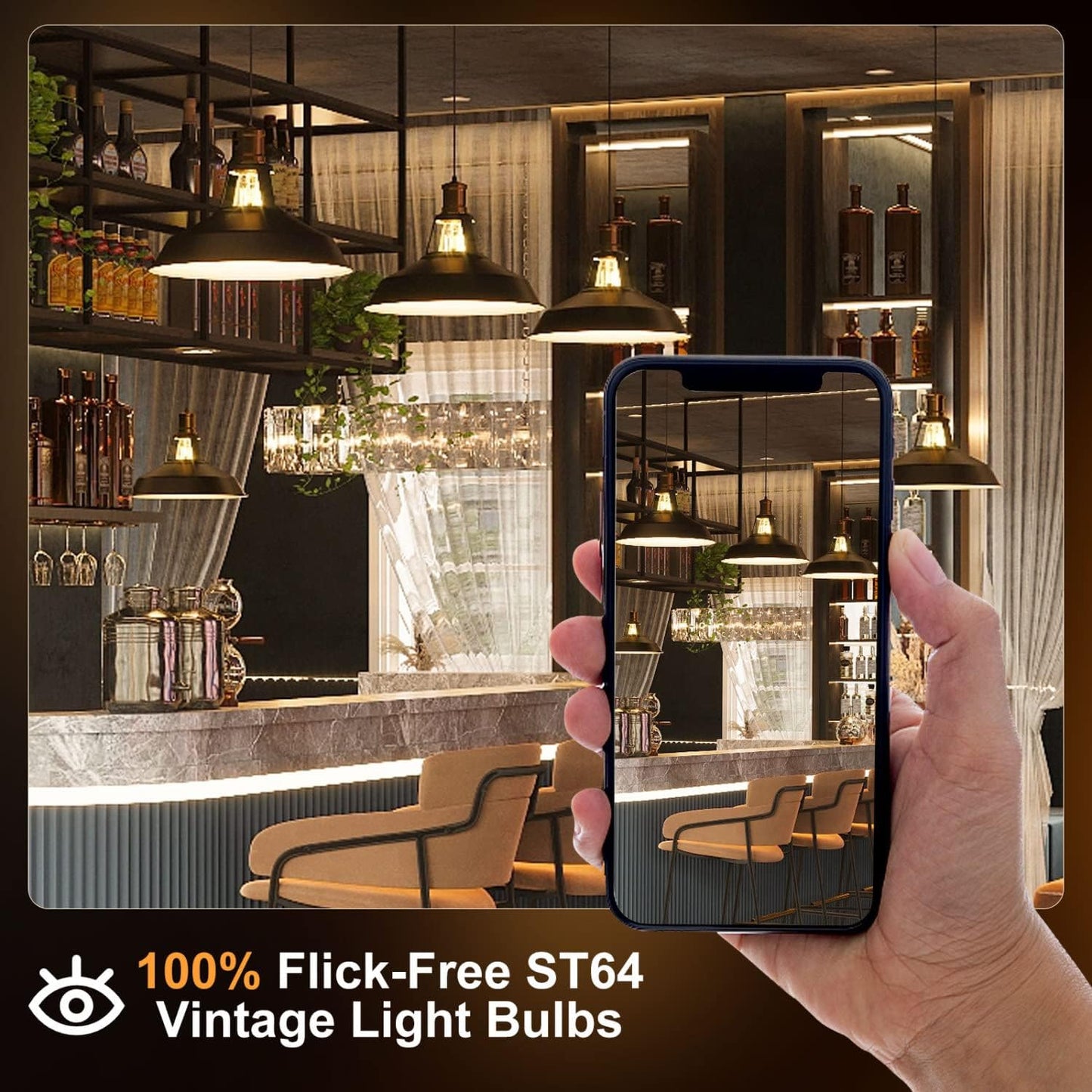 Aigostar Vintage LED Filament Bulb