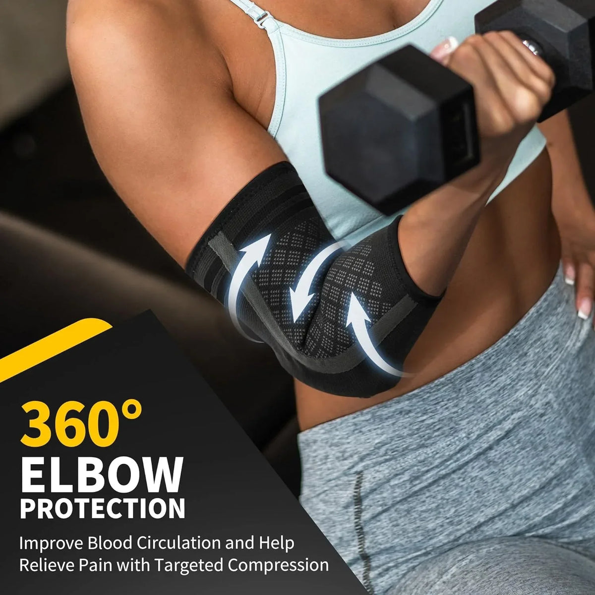Ultimate Elbow Support Brace for Tendonitis, Tennis, Golf, and Weightlifting Pain Relief - Gomix Brands Outlet