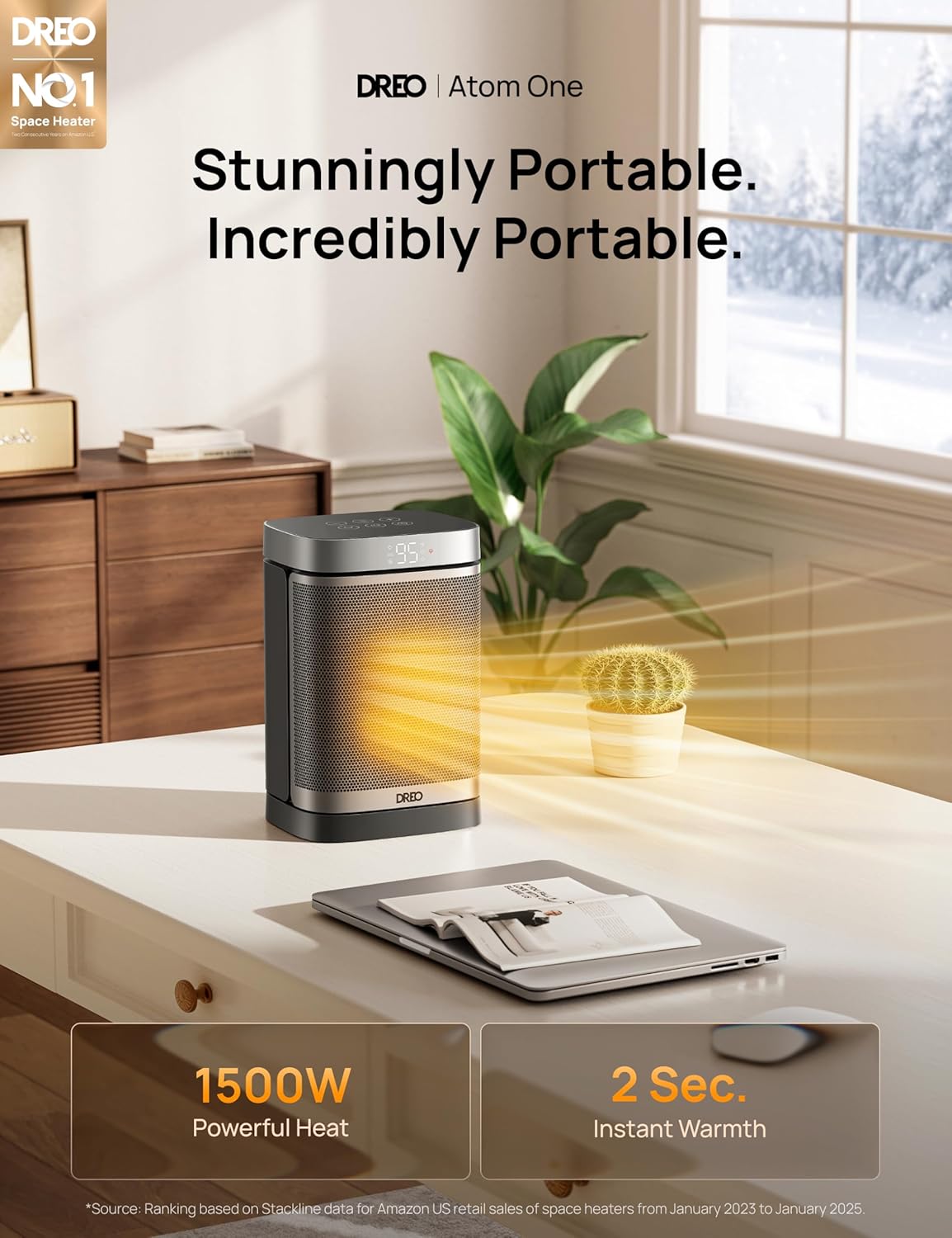 DREO DR-HSH004 Space Heater 1500W
