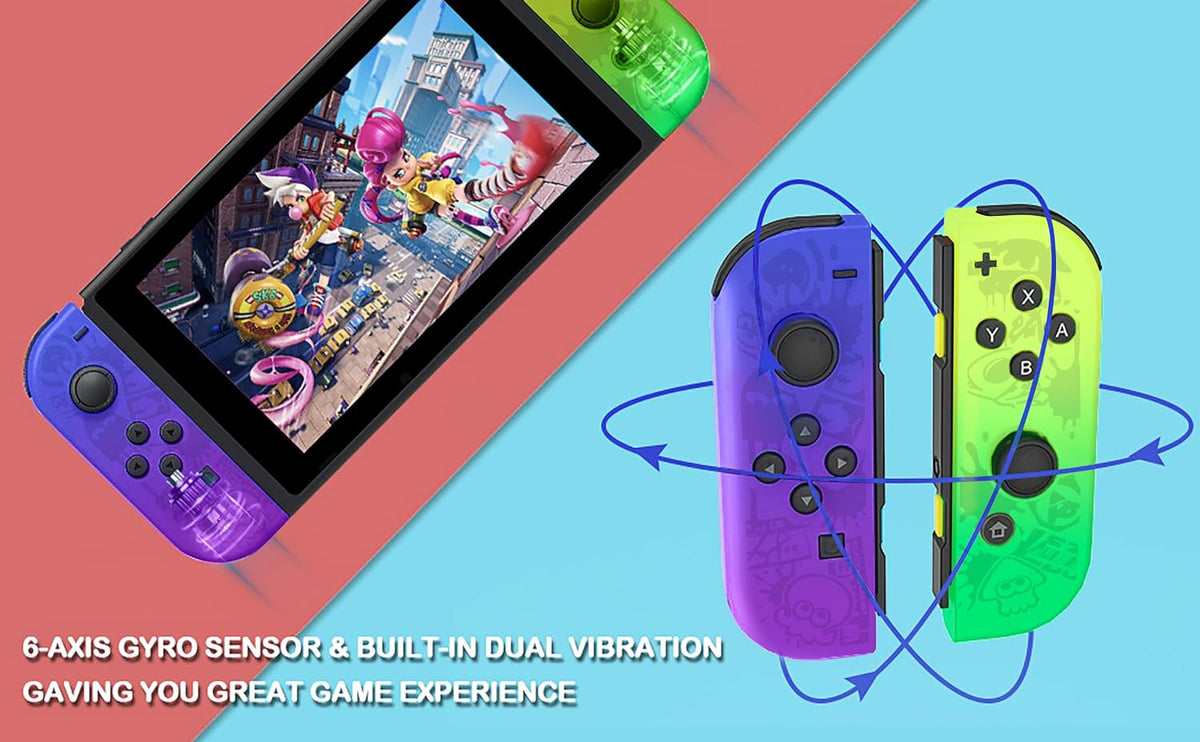 Costec Wireless Joy Con Controller for Nintendo Switch OLED Lite