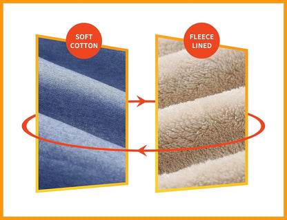 TACVASEN Men's Lined Winter Jogging Pants with Sherpa Lining