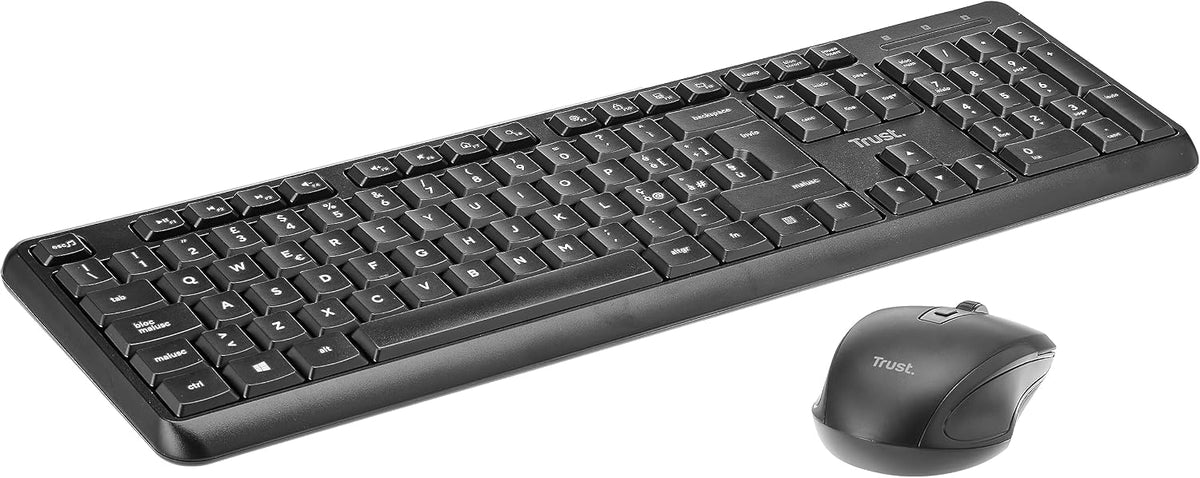 Trust Ymo Wireless Keyboard and Mouse Set Black