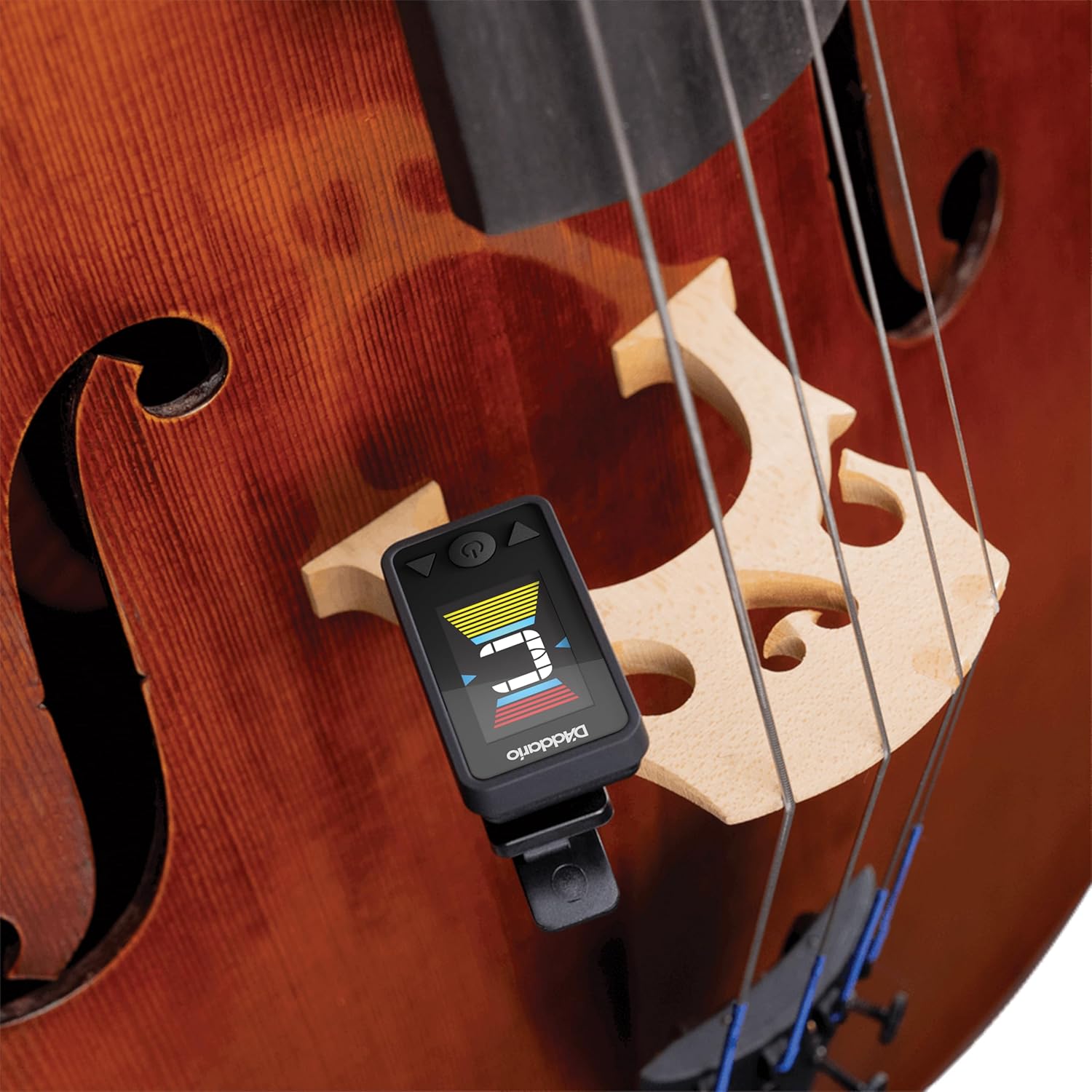 D'Addario Rechargeable Eclipse Headstock Tuner for Cello and Bass