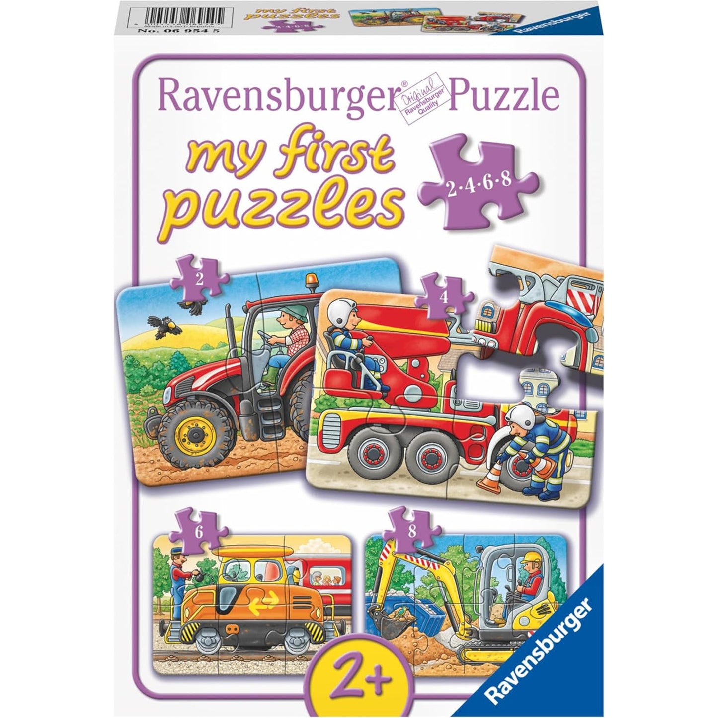 Ravensburger My First Hard at Work Vehicle Puzzle Set