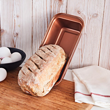 Basilico 4-Piece Carbon Steel Nonstick Baking Pan Set with Ceramic Reinforced Coating