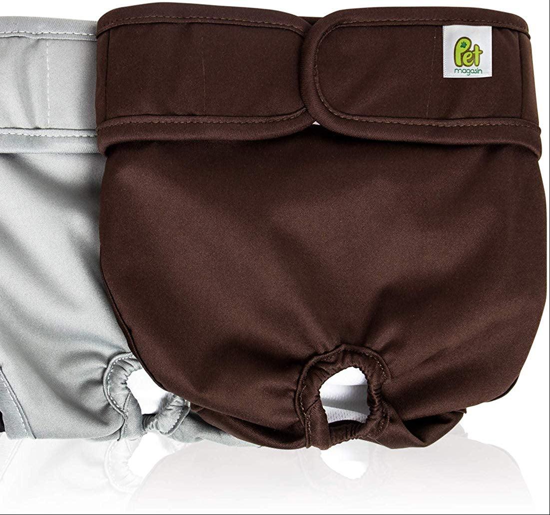 Durable Washable Dog Diapers for Pets – Reusable Incontinence Solution 2-PACK - Gomix Brands Outlet