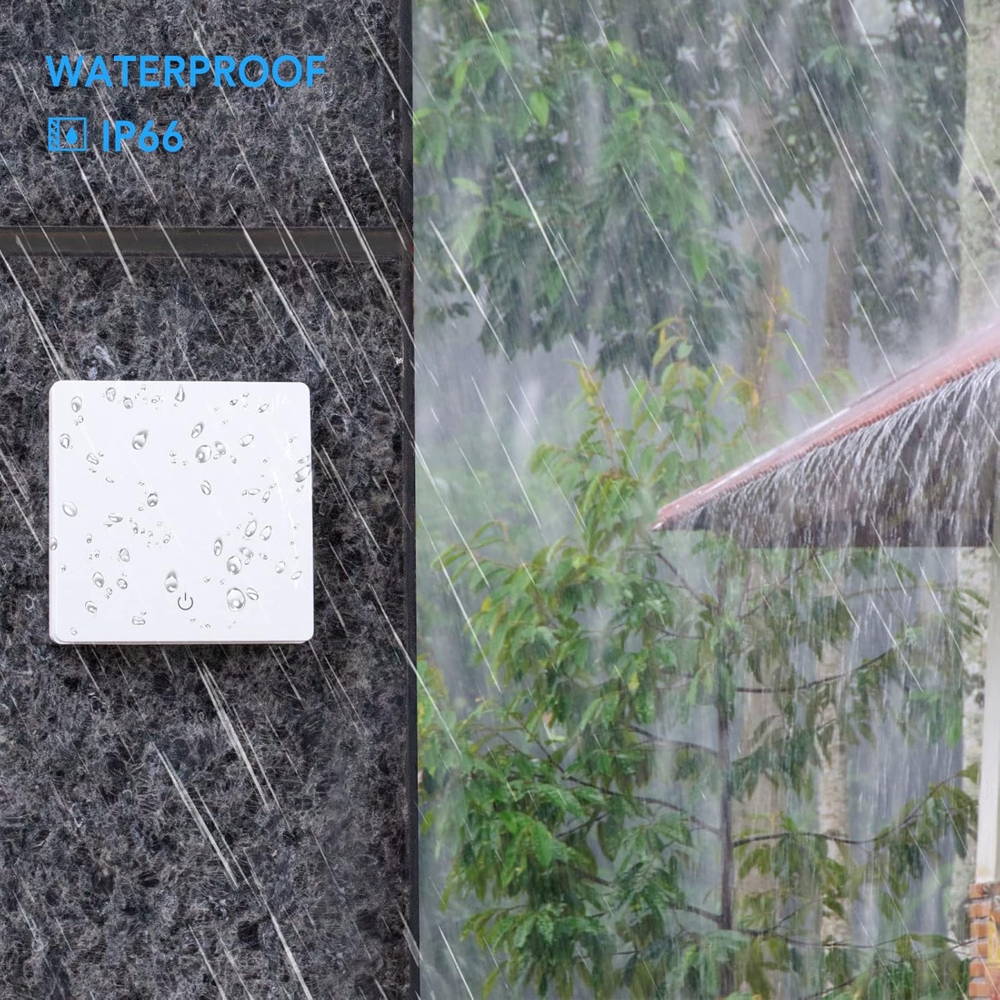 Battery-Free Kinetic Wireless Light Switch Set with 150m Range