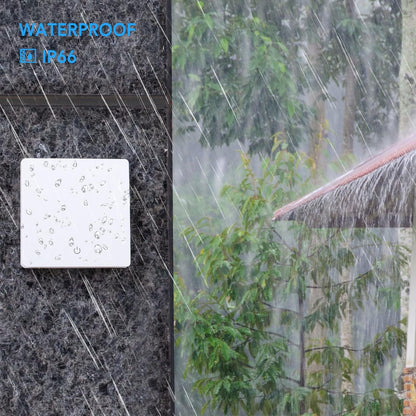 Battery-Free Kinetic Wireless Light Switch Set with 150m Range