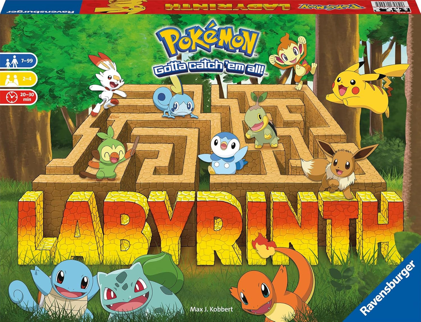 Ravensburger Pokémon Labyrinth Board Game – Family Strategy Fun