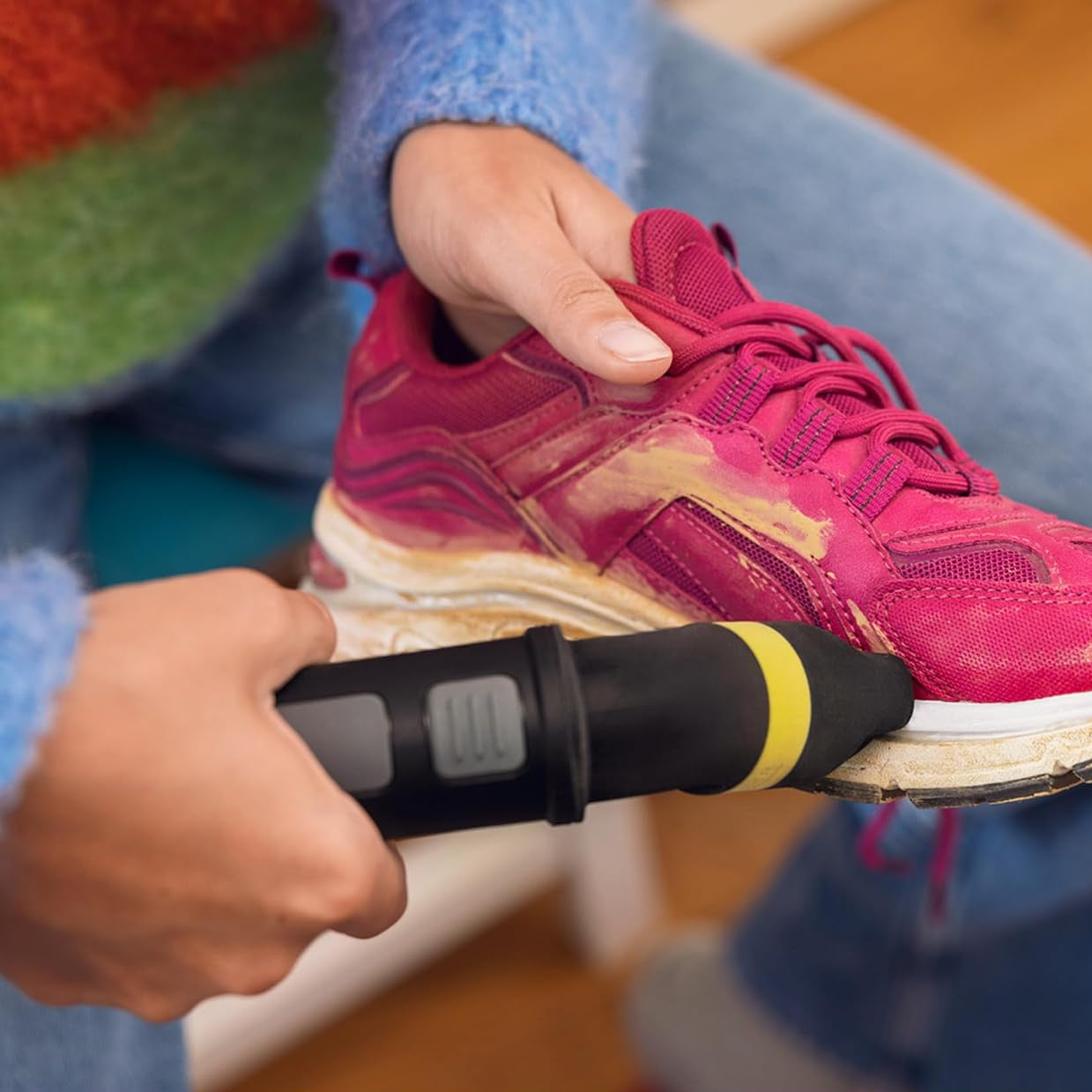 KÄRCHER Shoe!Cleaner SE 3-18 Compact Footwear Cleaner Attachment Drip‑Free
