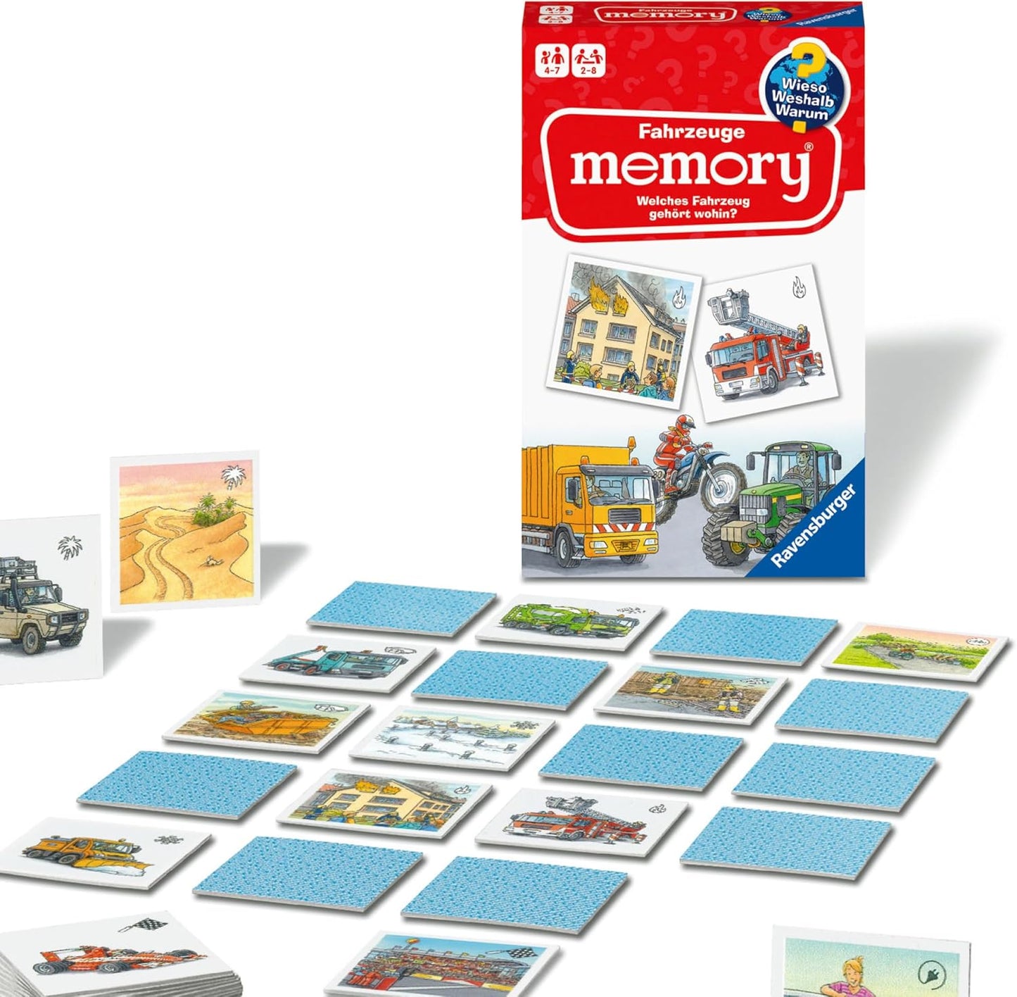 Ravensburger Vehicles Memory Game – Fun Learning Card Game