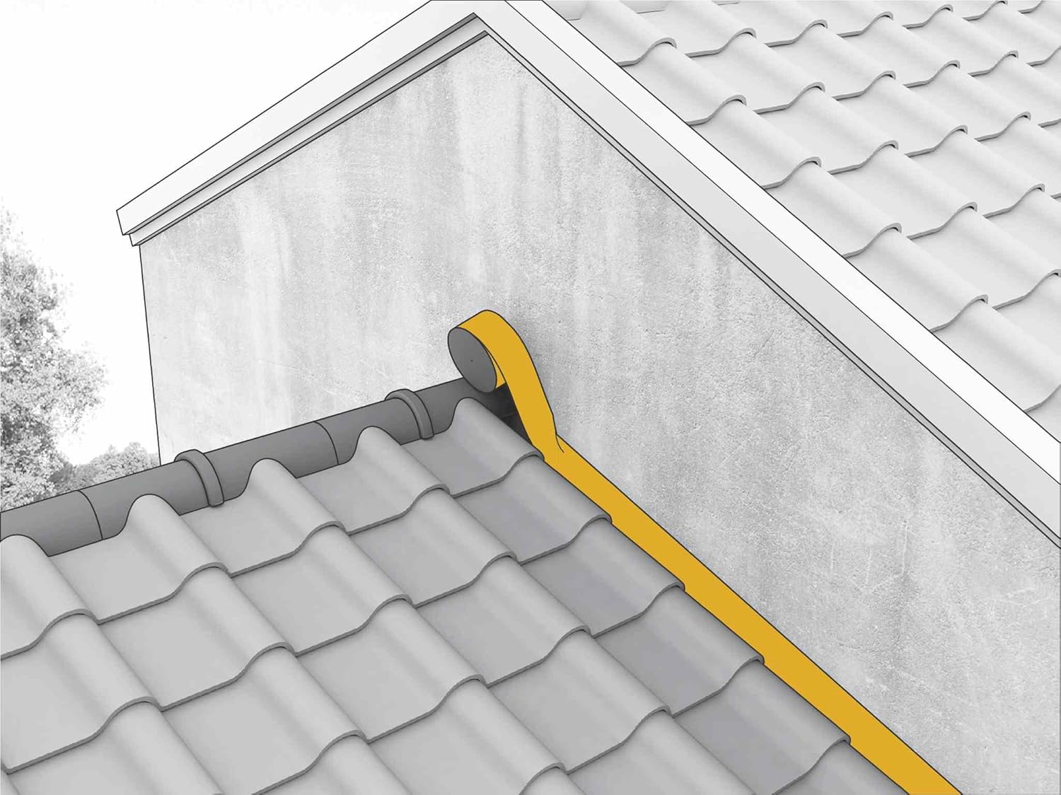 Sika Multiseal 82813 Self‑Adhesive Cold Tape Silver 150mm × 10 m