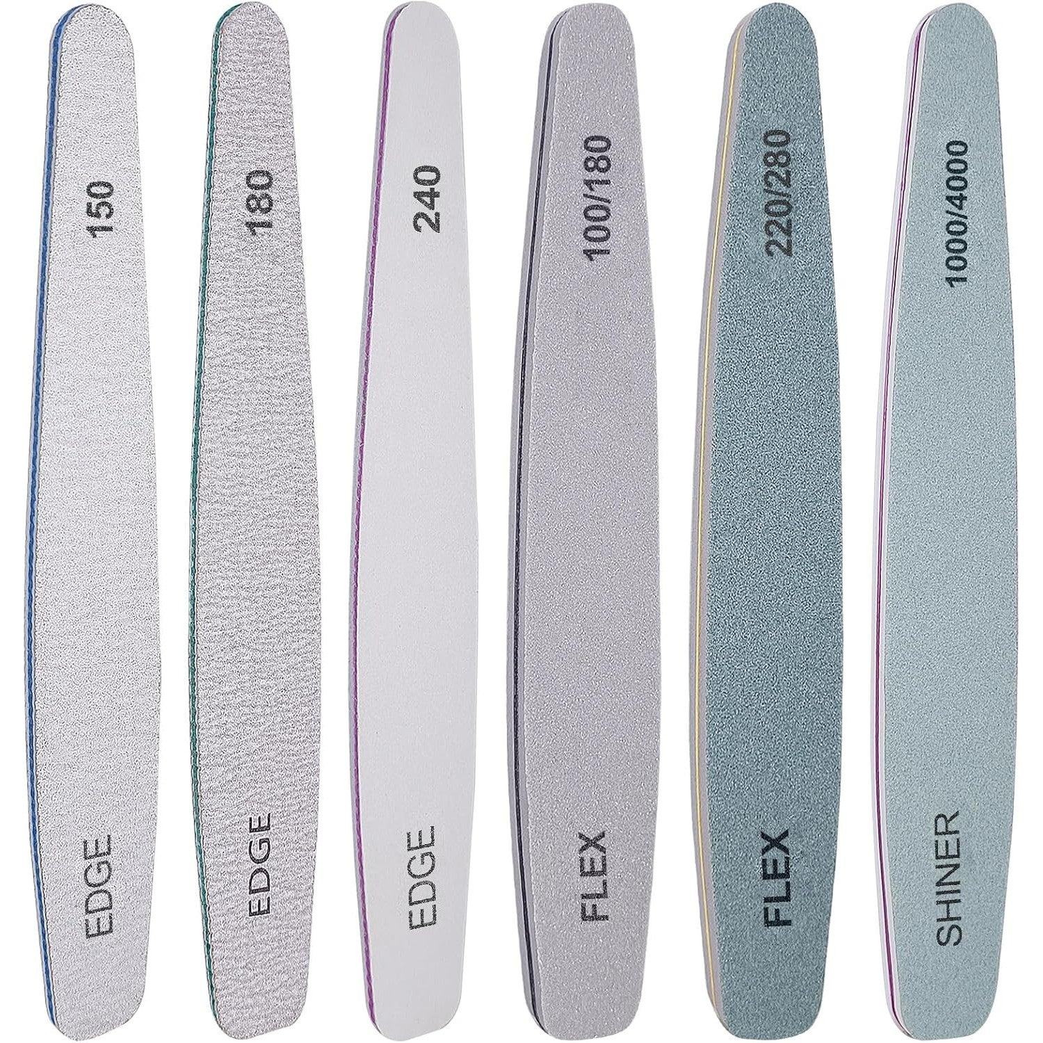 HomeyEra 6-Piece Professional Nail File and Buffer Set