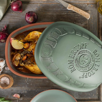 Romertopf 9115672 40 Years Anniversary Clay Roaster Dutch Oven