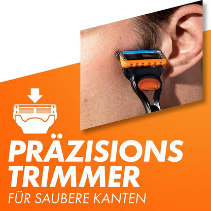 Gillette Fusion5 4-Pack Razor Blades for Smooth Men's Shave
