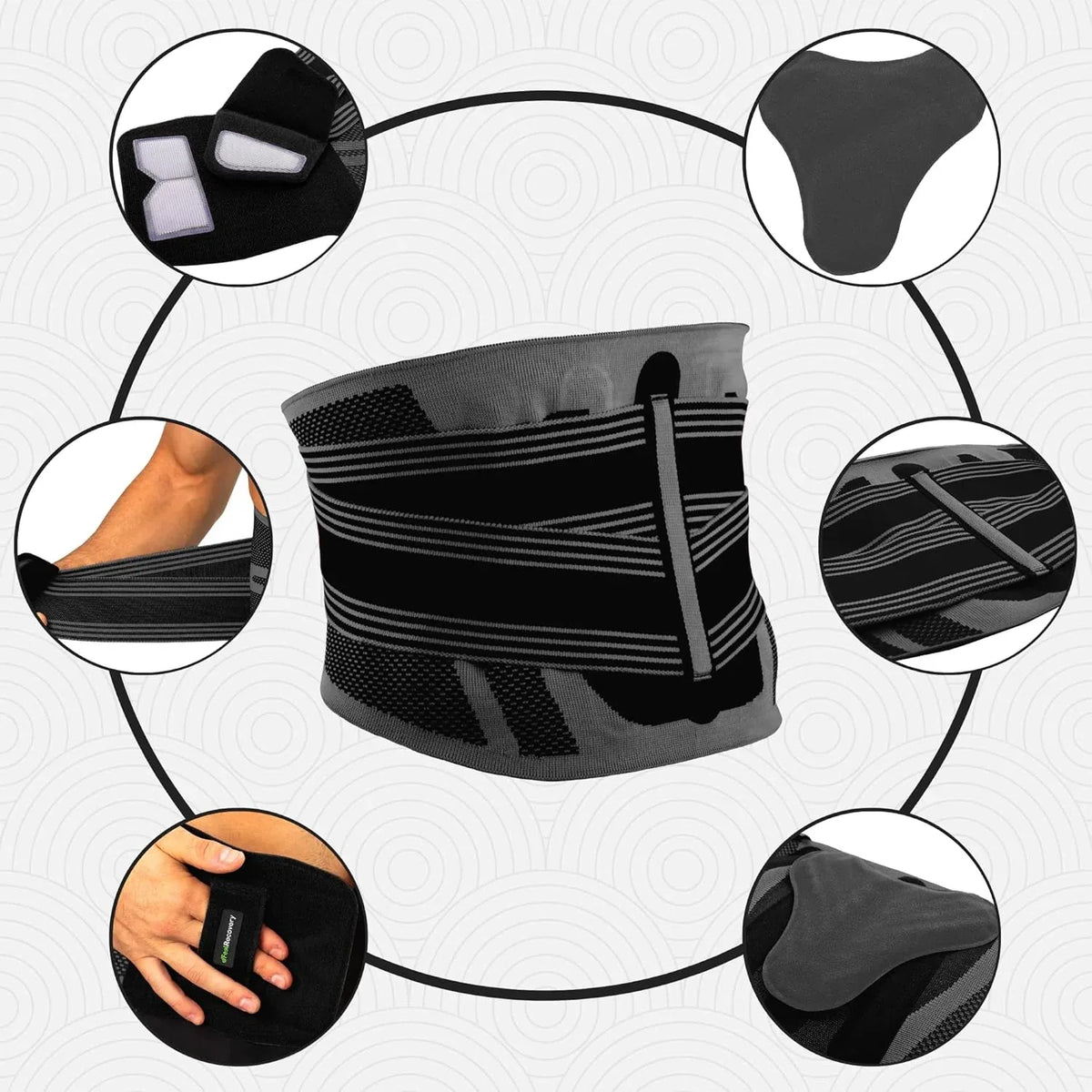 Feel Recovery Lumbar Support Belt for Men and Women, Sciatica Relief - Gomix Brands Outlet