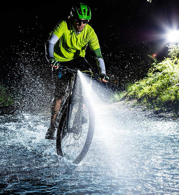 OnMeto USB‑C Waterproof Bicycle Light Set Front and Rear