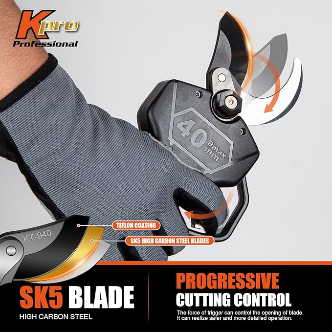 Kebtek KT940 40mm Electric Pruning Secateurs 18V Battery Pack