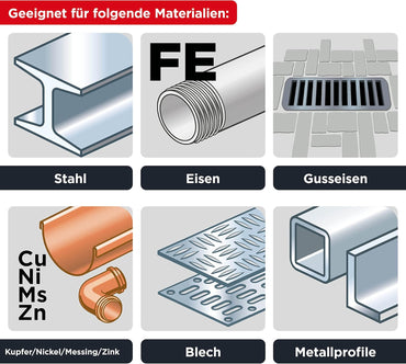 KWB Silver Star HSS Metal Spiral Drill Bit, DIN 338, Set of 2, 206-510