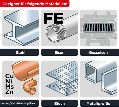 KWB Silver Star HSS Metal Spiral Drill Bit, DIN 338, Set of 2, 206-510