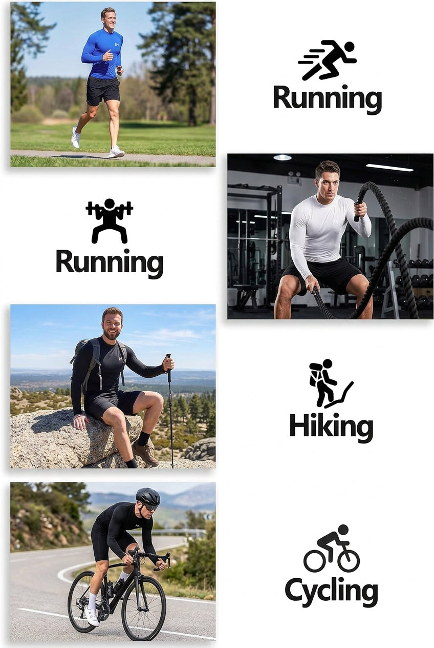 Men's Compression Base Layer Short Sleeve Sports T-Shirt