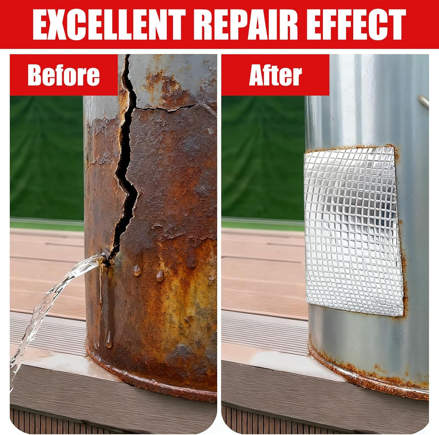 Waterproof Aluminum Butyl Tape 10m x 50mm Roof Repair