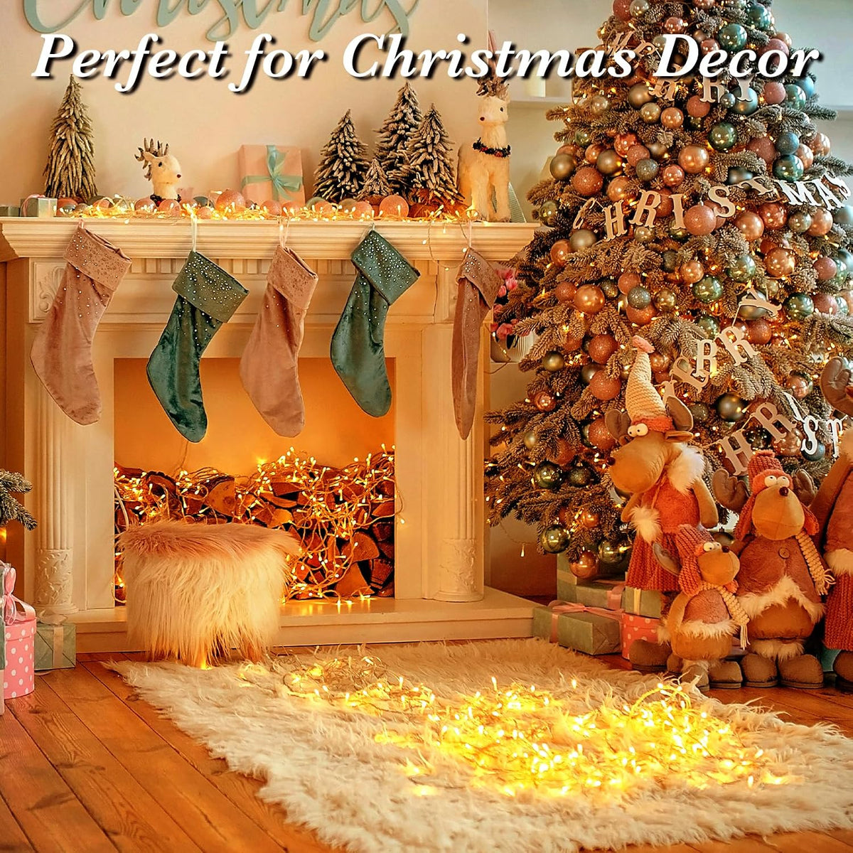 Battery Operated LED Fairy Lights with Timer IP65 Waterproof