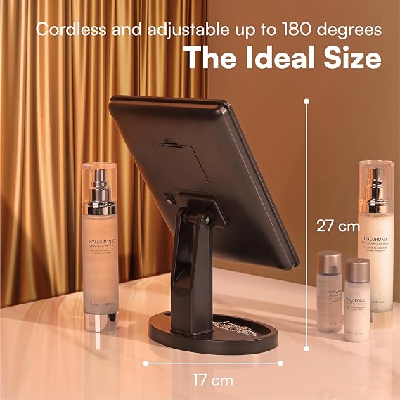 H&S HS-16LED LED Illuminated Cosmetic Mirror