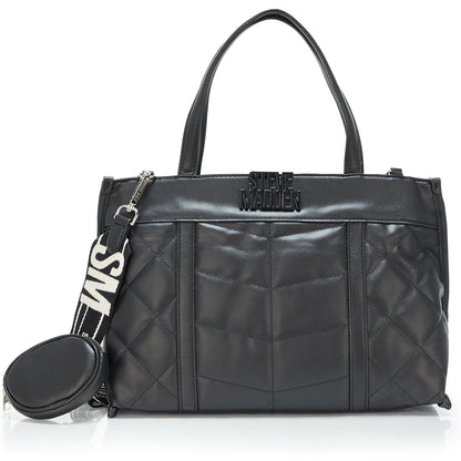 Steve Madden Belia Chevron Quilted Satchel – Chic Convertible Crossbody