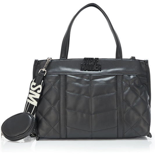 Steve Madden Belia Chevron Quilted Satchel – Chic Convertible Crossbody