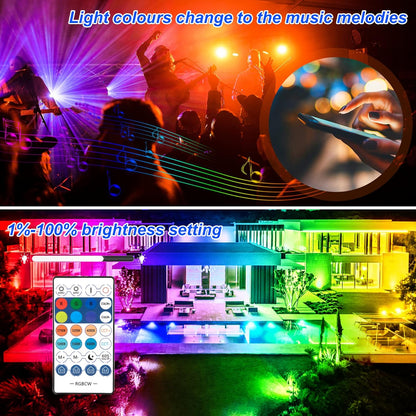 T-Sunus 100W LED Floodlight Smart RGB Wi‑Fi