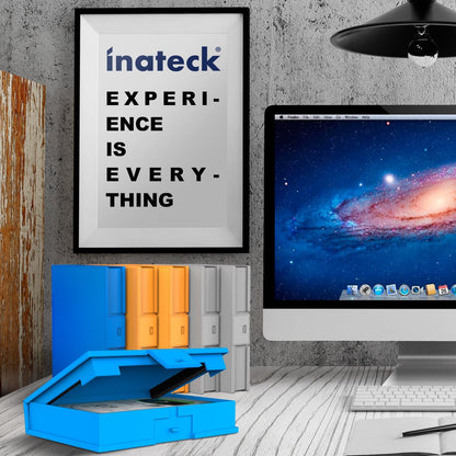 Inateck 3.5" HDD Protective Case – Shockproof Dustproof Anti-Static 6-Pack Colors