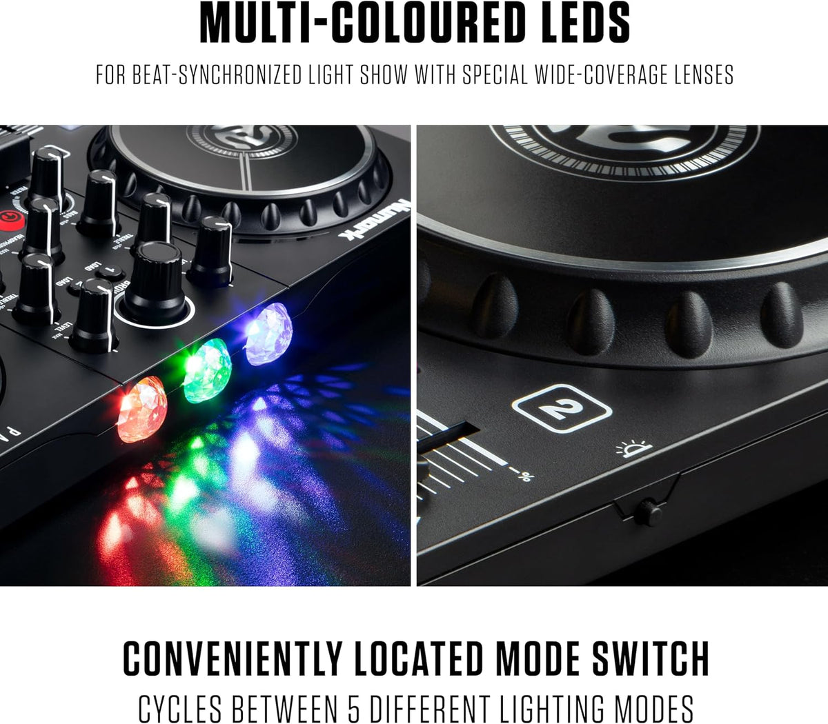 Numark Party Mix II DJ Controller with Built-in Lights
