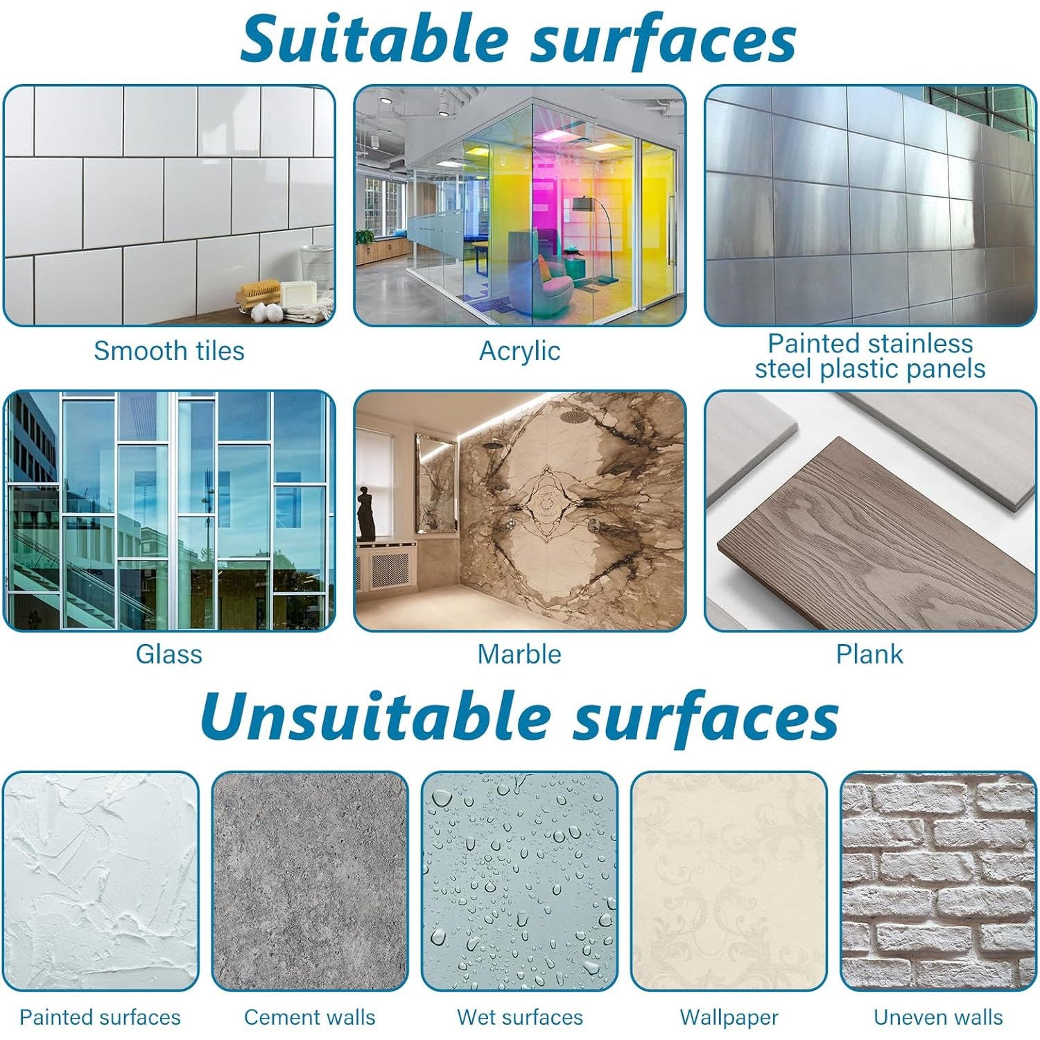 AccEncyc 30-Pack Strong Clear Double-Sided Adhesive Wall Hooks for Home Organization