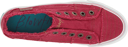 Blowfish Malibu Play Women's Red Casual Sneaker with Comfortable Fit