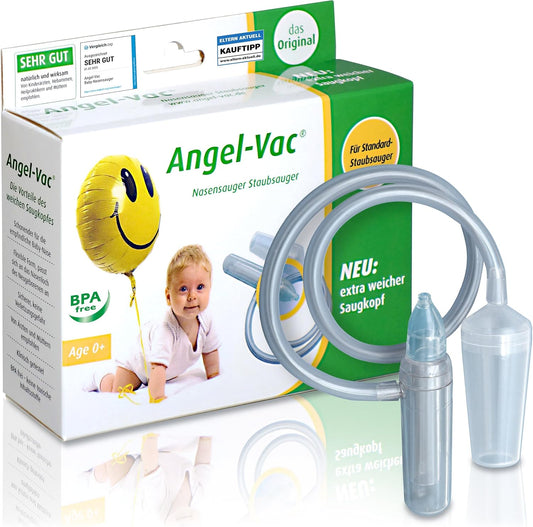 Angel-Vac Baby Nasal Aspirator – Gentle, Effective Relief for Congested Noses