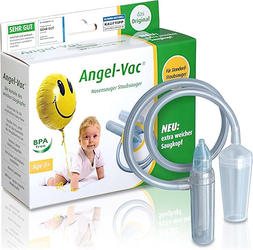 Angel-Vac Baby Nasal Aspirator – Gentle, Effective Relief for Congested Noses