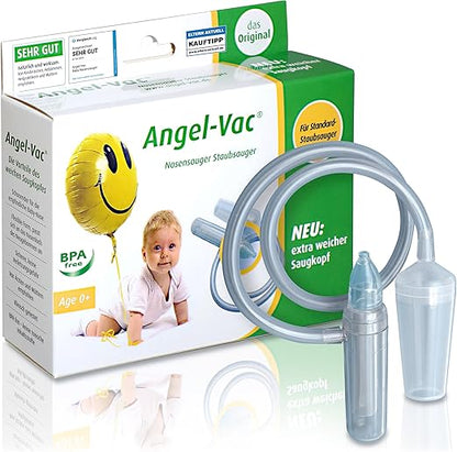 Angel-Vac Baby Nasal Aspirator – Gentle, Effective Relief for Congested Noses