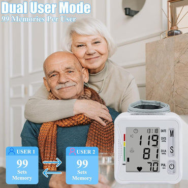 TOPBOMED Wrist Blood Pressure Monitor with Carrying Case