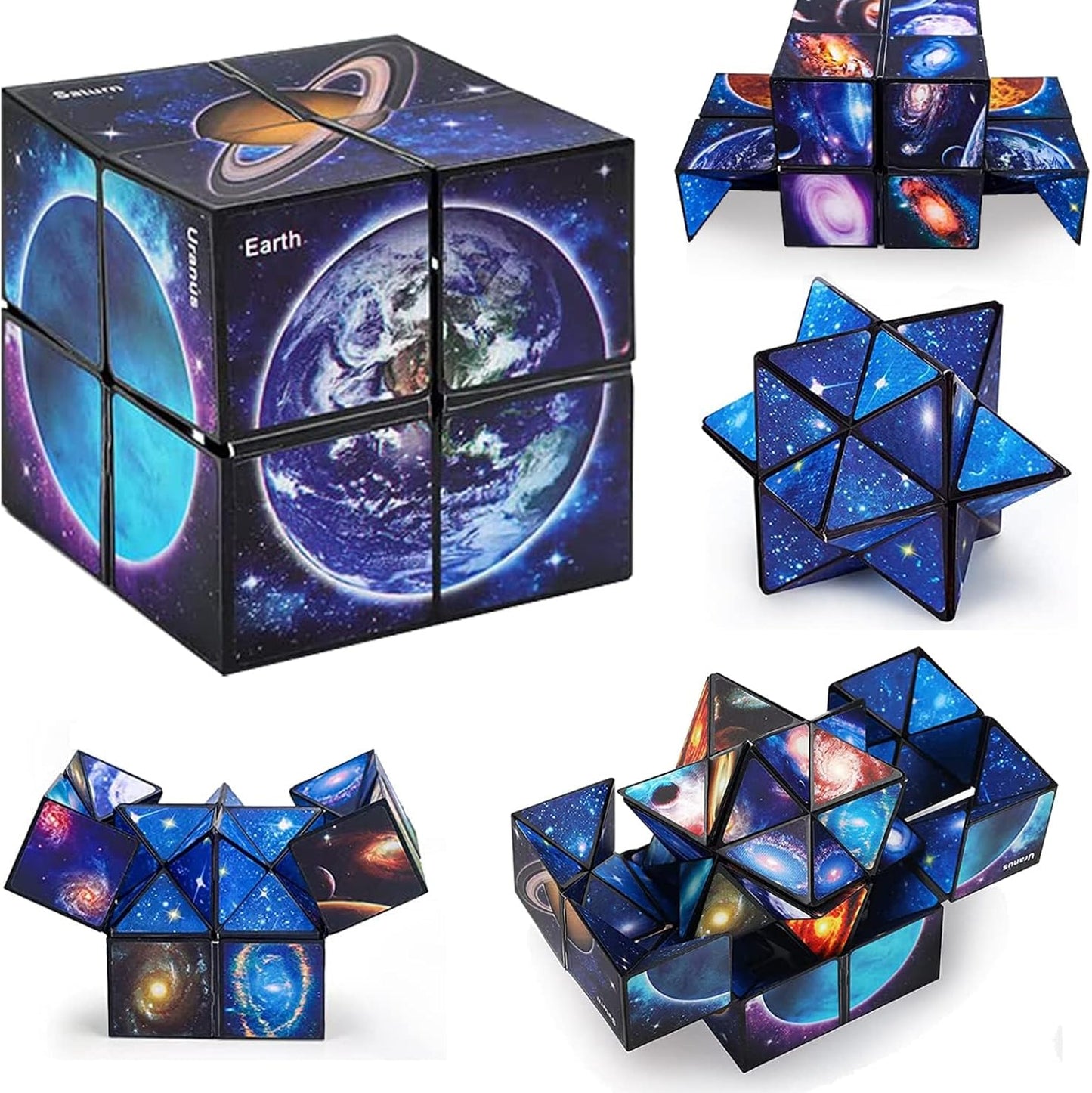 Orchid M Magic Cube Infinity Fidget Puzzle Toy for Kids