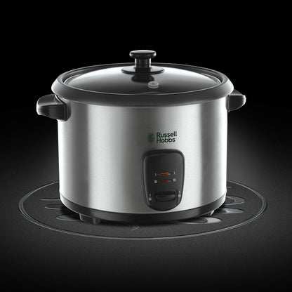 Russell Hobbs 1.8L Stainless Steel Rice Cooker with Automatic Keep Warm Function