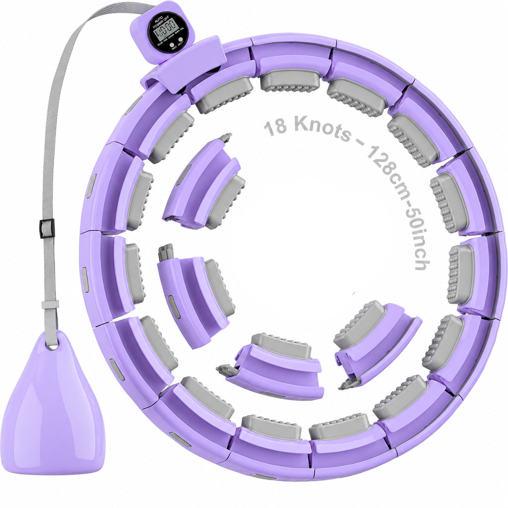 Sonkoloro Smart Fitness Hoop with Counter Purple
