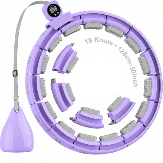 Sonkoloro Smart Fitness Hoop with Counter Purple