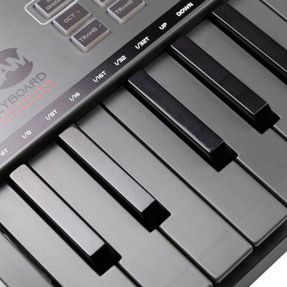 RockJam 25-Key Bluetooth MIDI Keyboard with Touchpads & Joystick