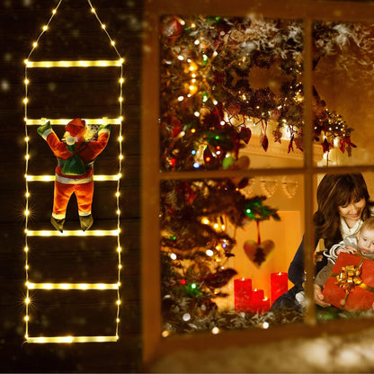 Geemoo 0.75m LED Christmas Ladder 98 Warm White Lights Waterproof