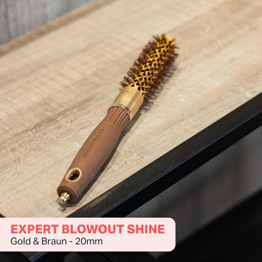 Olivia Garden Expert Blowout Shine: Ceramic Ionic Round Brush, Frizz-Free Hair