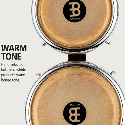 Meinl Mini Wood Bongos with Free Ride, 3.5" & 4.25"